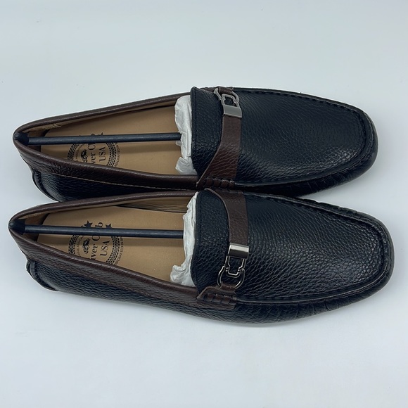 Driver Club USA Men\'s Leather Driving Loafers Made in Brazil with Metal Detail main image 3